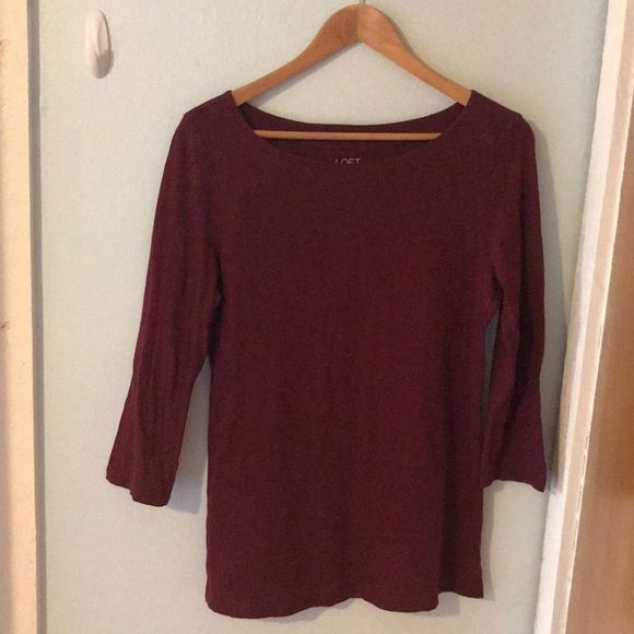 LOFT Tops - Loft 3/4 Sleeve Shirt-Size Medium-EUC Like New